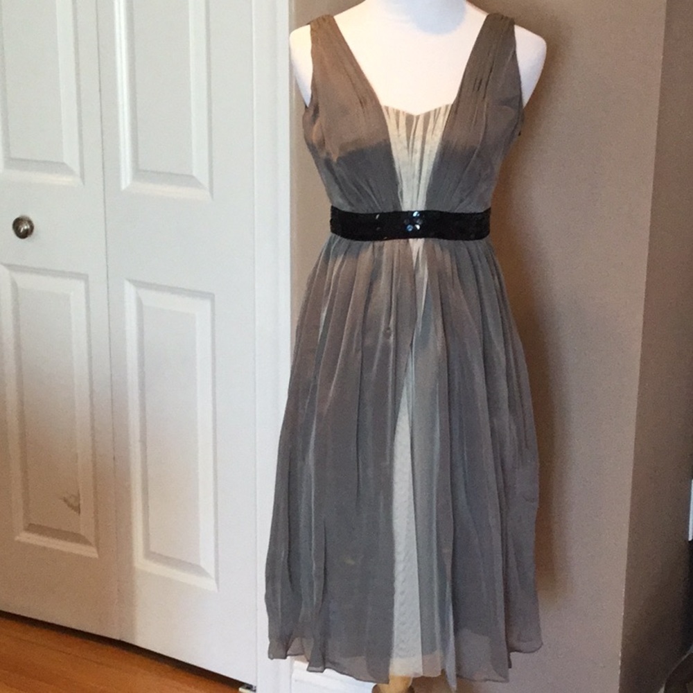 Phoebe Couture Silk Cocktail dress. S0